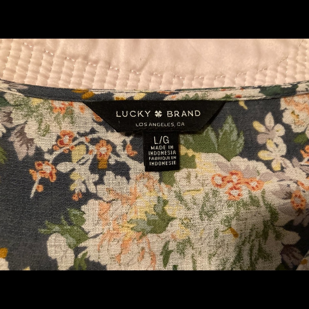 LuckyBrand wrap shirt